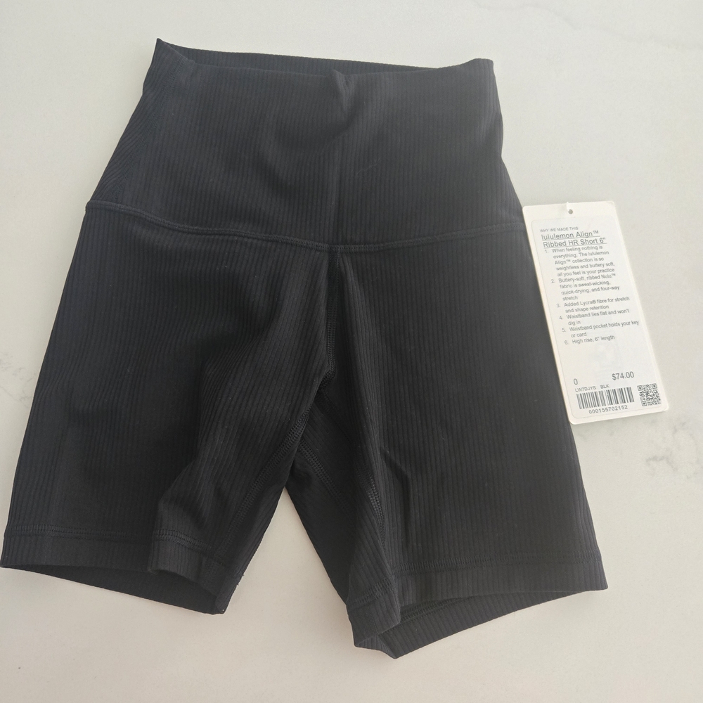 lululemon athletica Black Bike Shorts